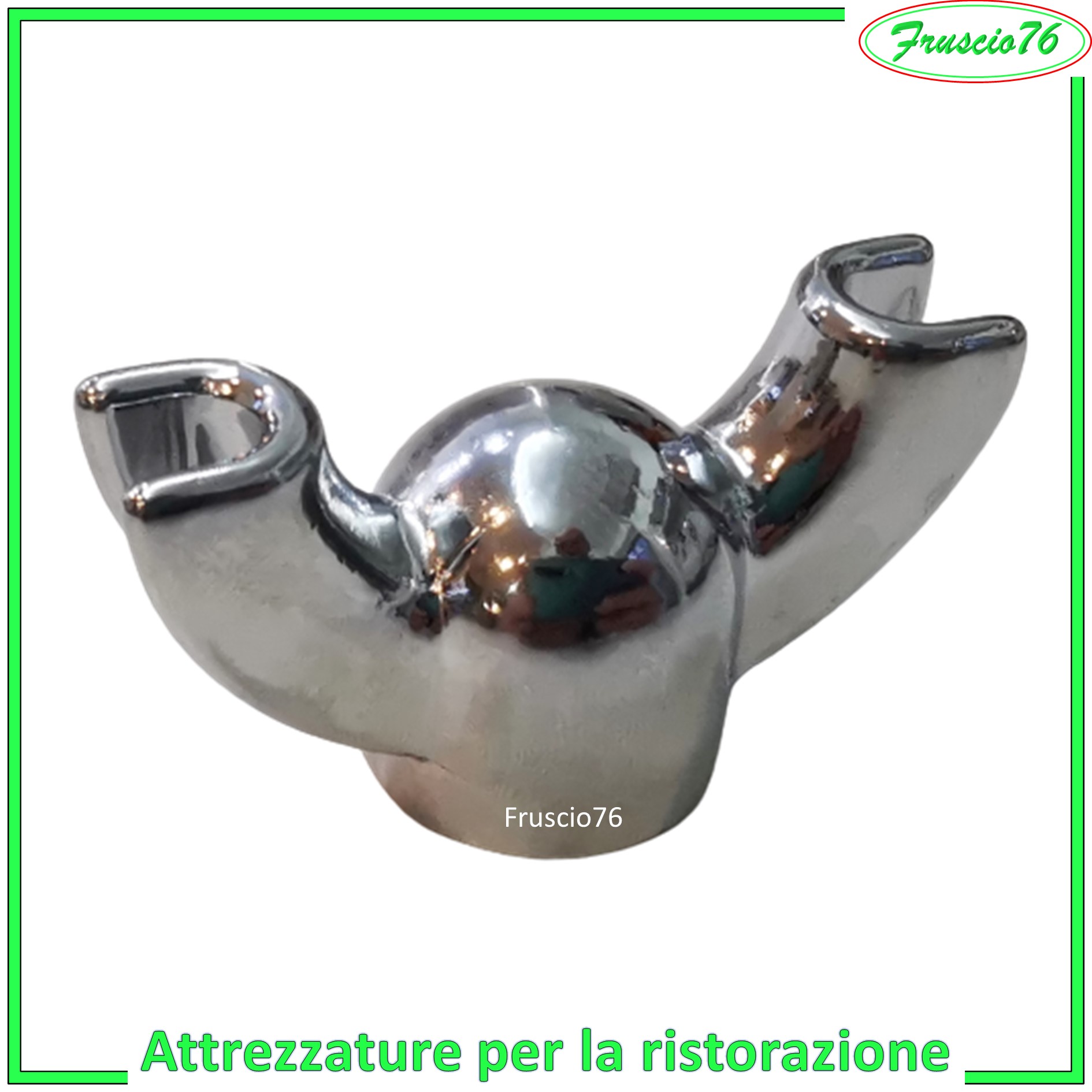 Beccuccio 2 Tazze 3/8 Doppio per Portafiltro Macchina Caffè Gaggia Saeco Pavoni